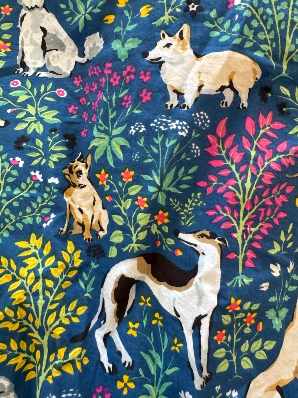 Printfresh Must Love Dogs Indigo Blue Sleep Shirt Organic Cotton - Picture 11 of 11